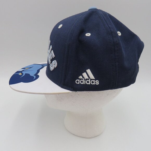 Adidas Hat Youth Memphis Grizzlies Snapback Cap Embroidered Spellout Bear Bill - Picture 2 of 10